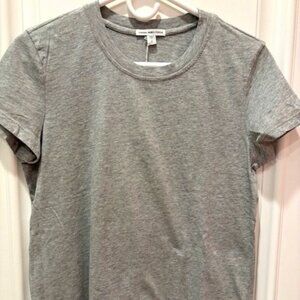 JAMES PERSE VINTAGE HEATHERED LITTLE BOY TEE- GRAY SIZE 2